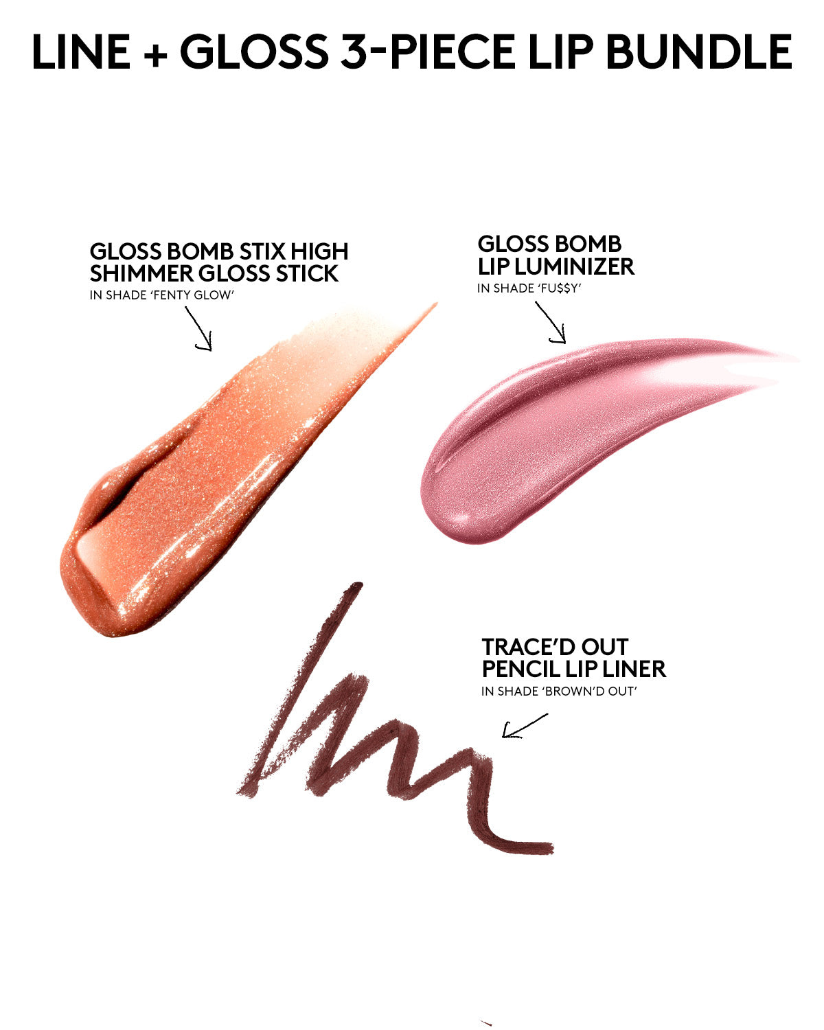 Line + Gloss 3-Piece Lip Bundle - Image 2