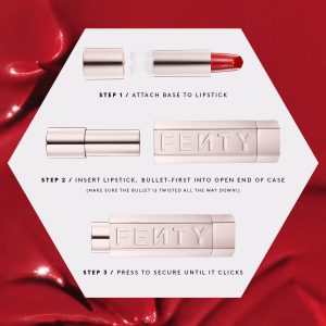 Alternative view of Fenty Icon The Case Semi-Matte Refillable Lipstick ?? Red Edition