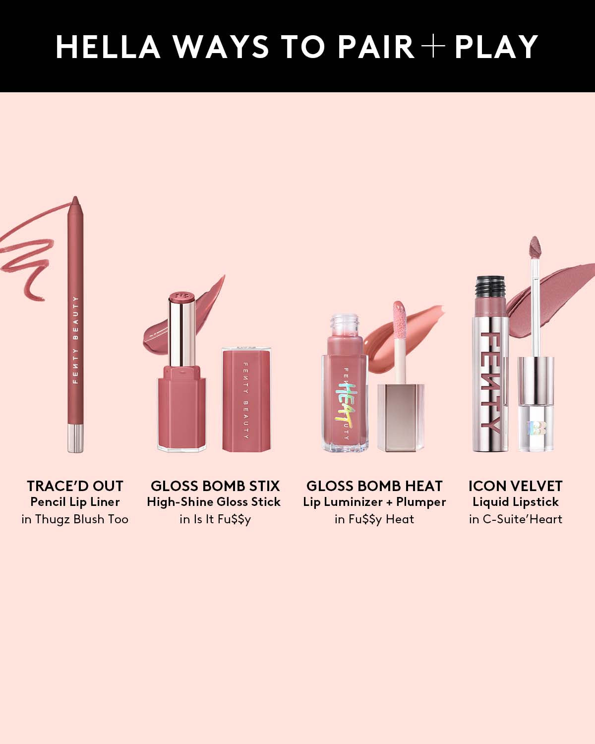 Trace'd Out Longwear Waterproof Pencil Lip Liner — Thugz Blush Too - Image 5