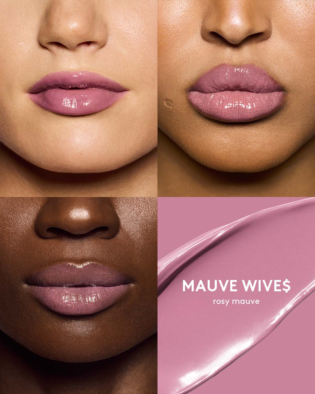 Gloss Bomb Cream Color Drip Lip Cream — Mauve Wive$ - Image 2