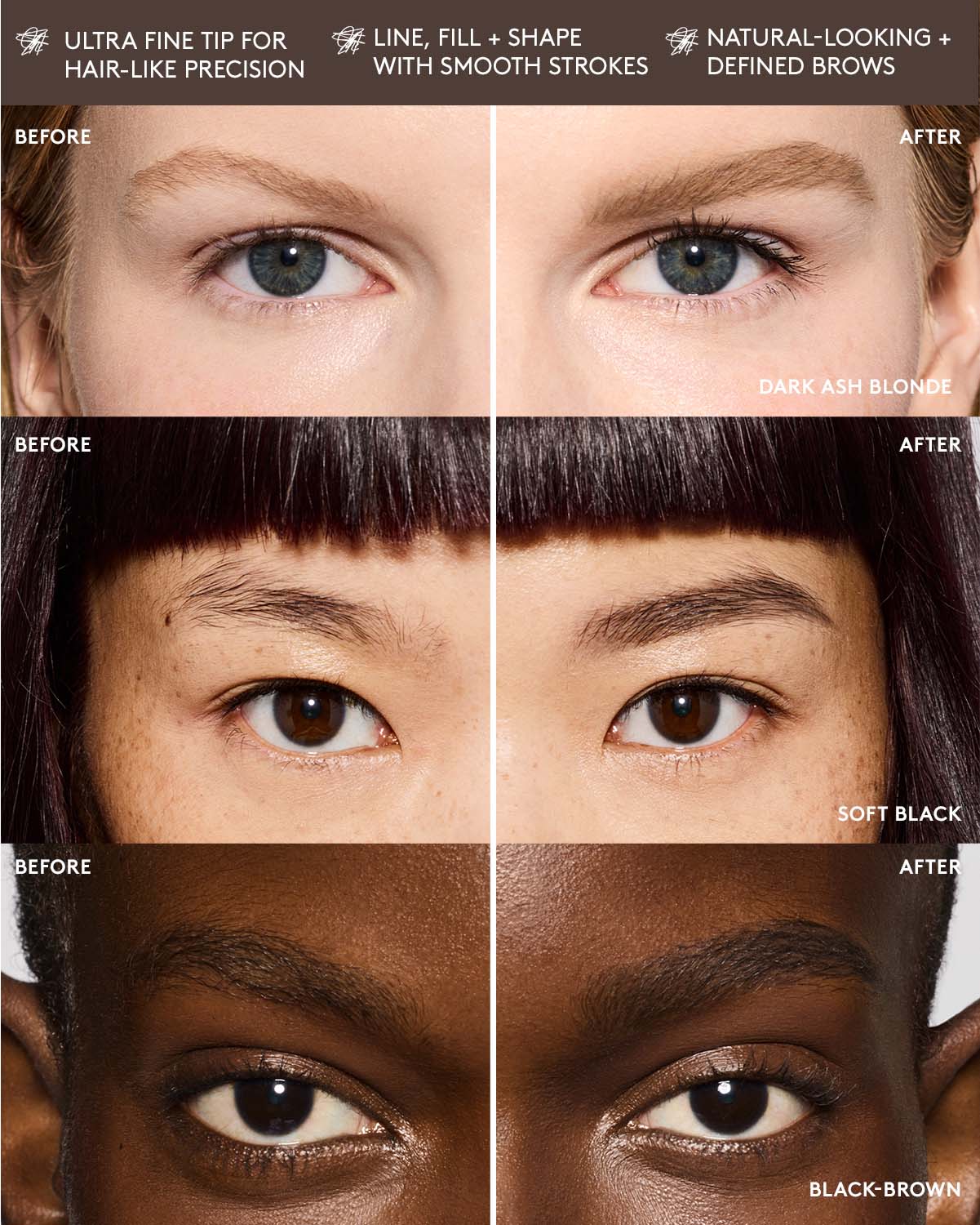 Brow MVP Ultra Fine Brow Pencil & Styler — Medium Brown - Image 4