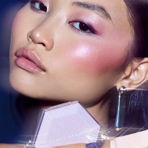 Alternative view of Diamond Bomb All-Over Diamond Veil — Pink Ice