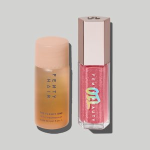 The Hi-Shine Hunniez Micro Hair Oil + Full Size Lip Oil