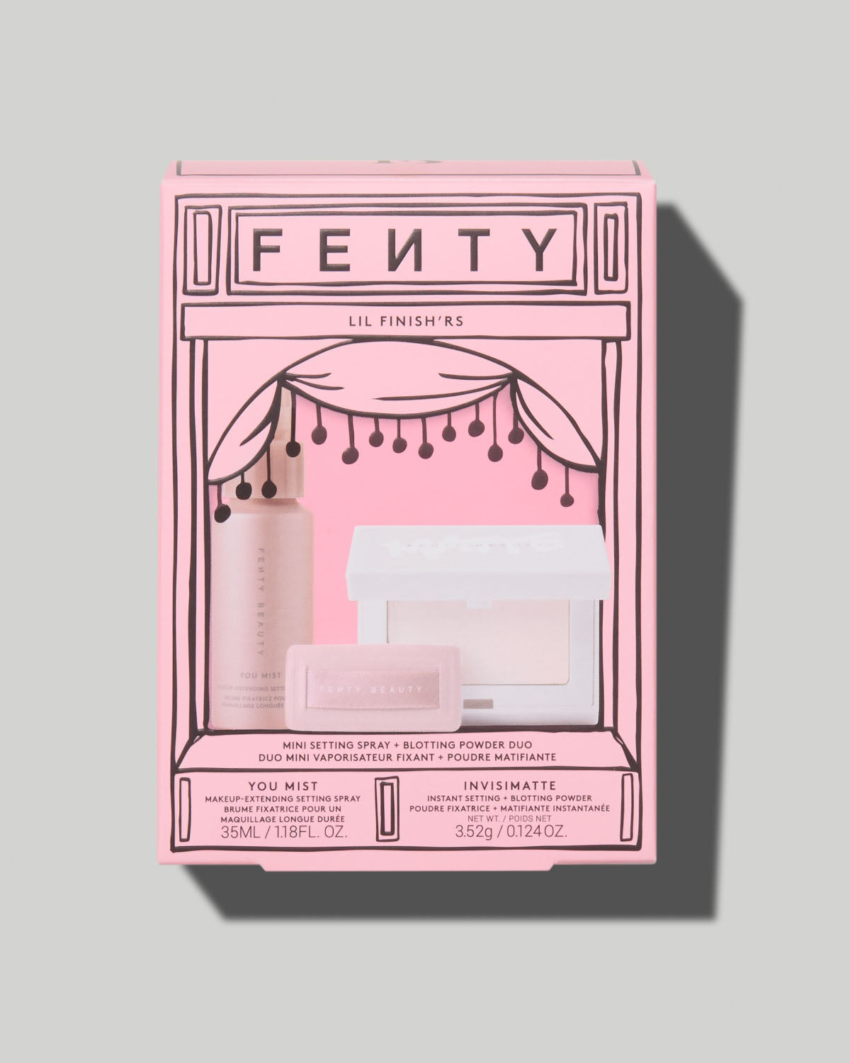 Lil Finish'rs Mini Setting Spray + Blotting Powder Duo - Image 2