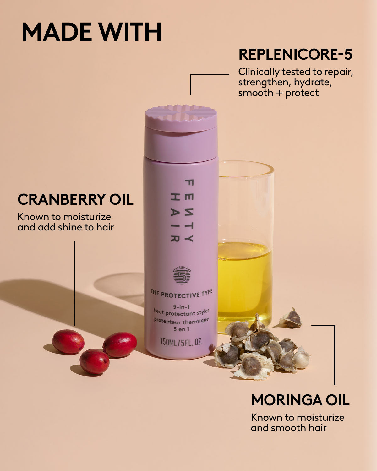 Heat Stylers Bundle: The Protective Type Heat Protectant Styling Cream + The Flashy One Hair Treatment Oil - Image 13
