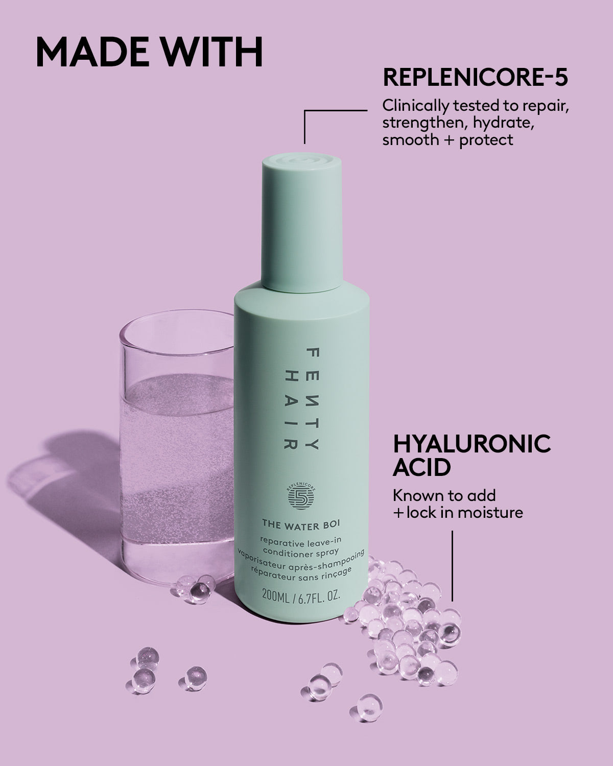 The Water Boi Reparative Leave-In Detangling Conditioner Spray - Image 12