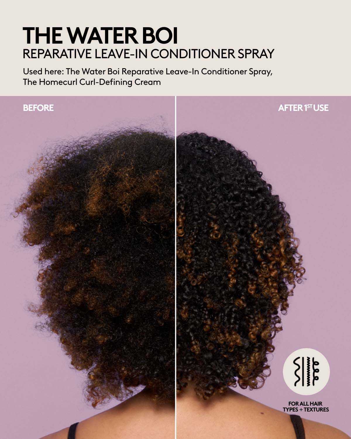 The Water Boi Reparative Leave-In Detangling Conditioner Spray - Image 4