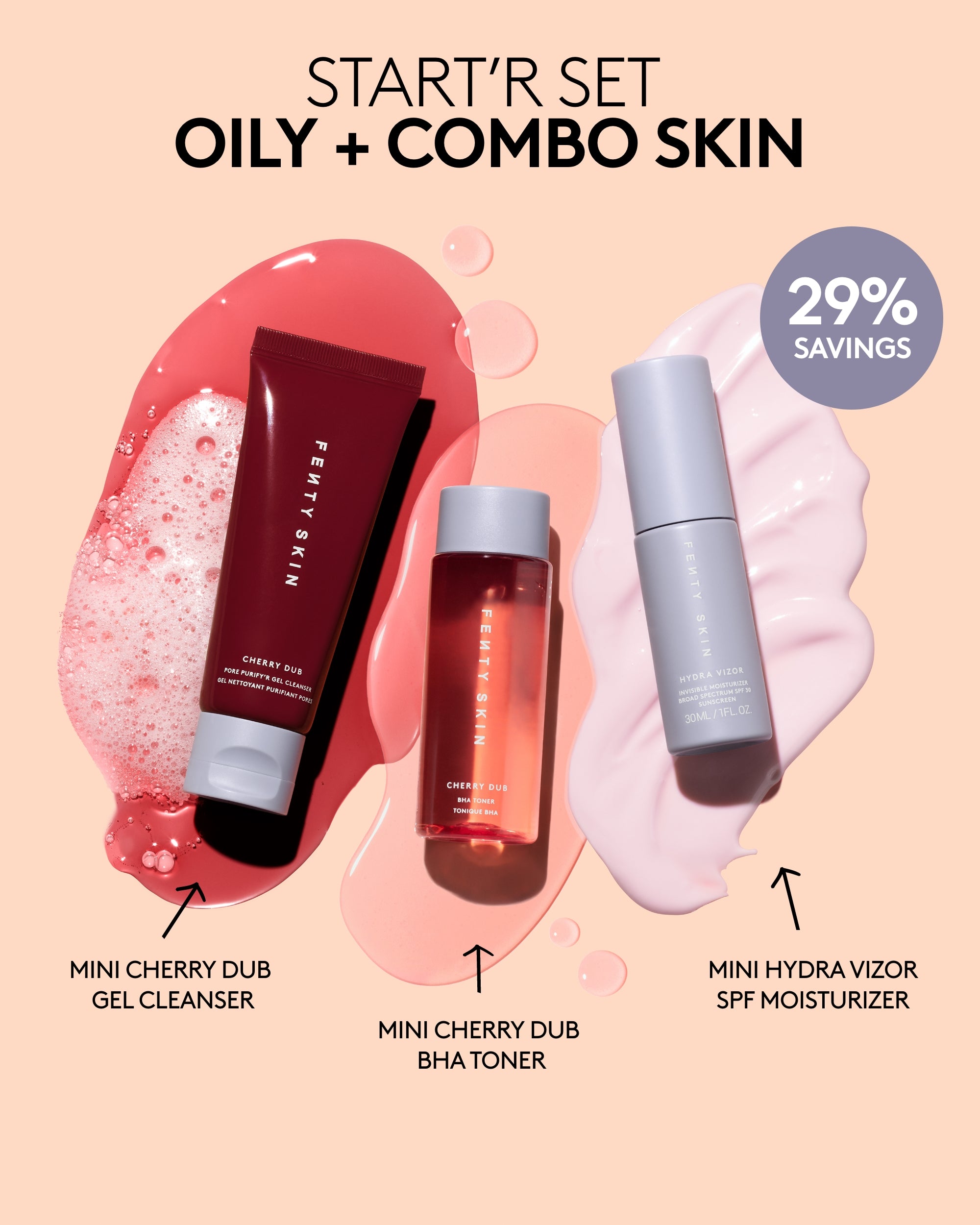 Fenty Skin Travel-Size Start'r Set For Combo + Oily Skin - Image 4