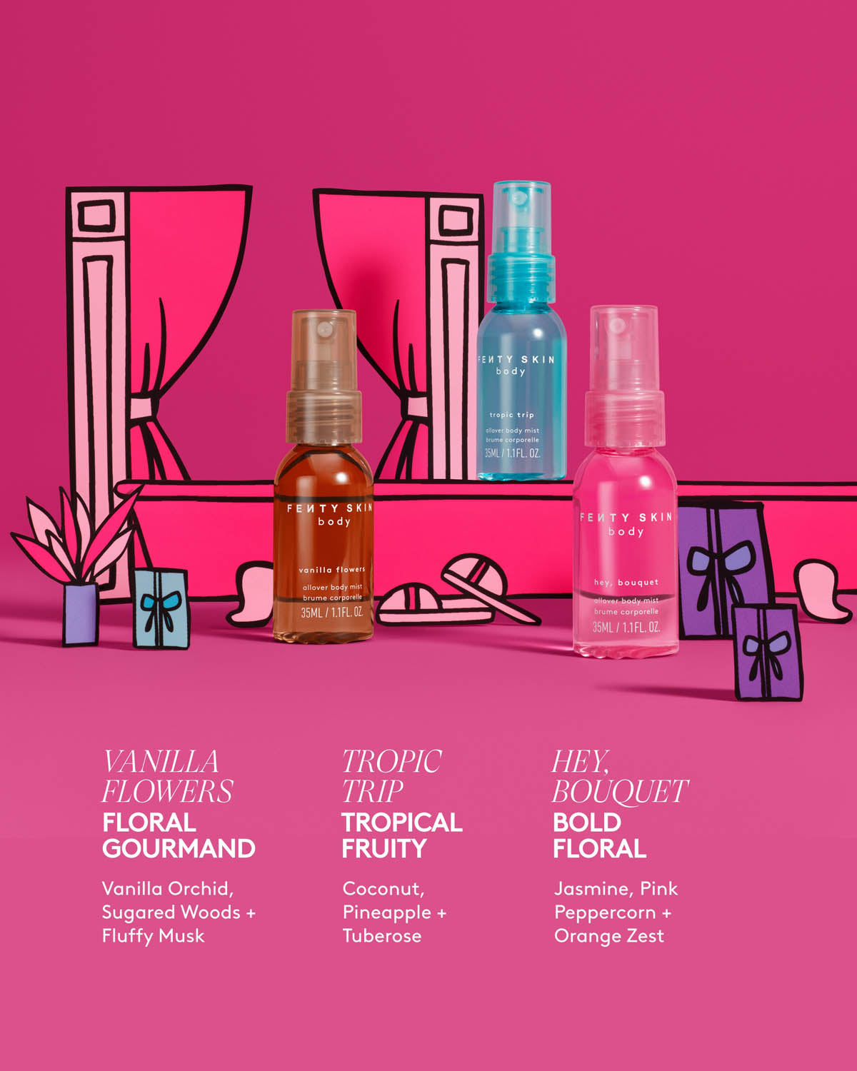 Mist N Match Mini Allover Body Mist Trio - Image 4