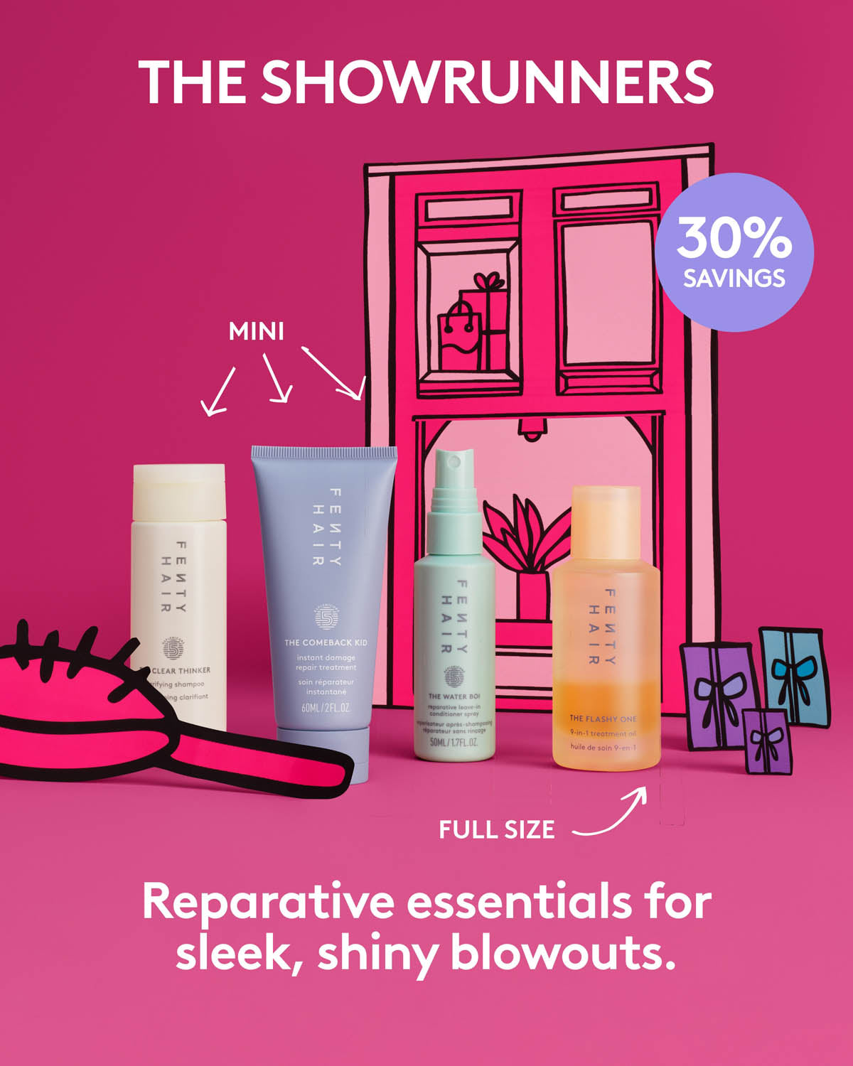 The Showrunners Reparative Essentials Travel Set - Image 3