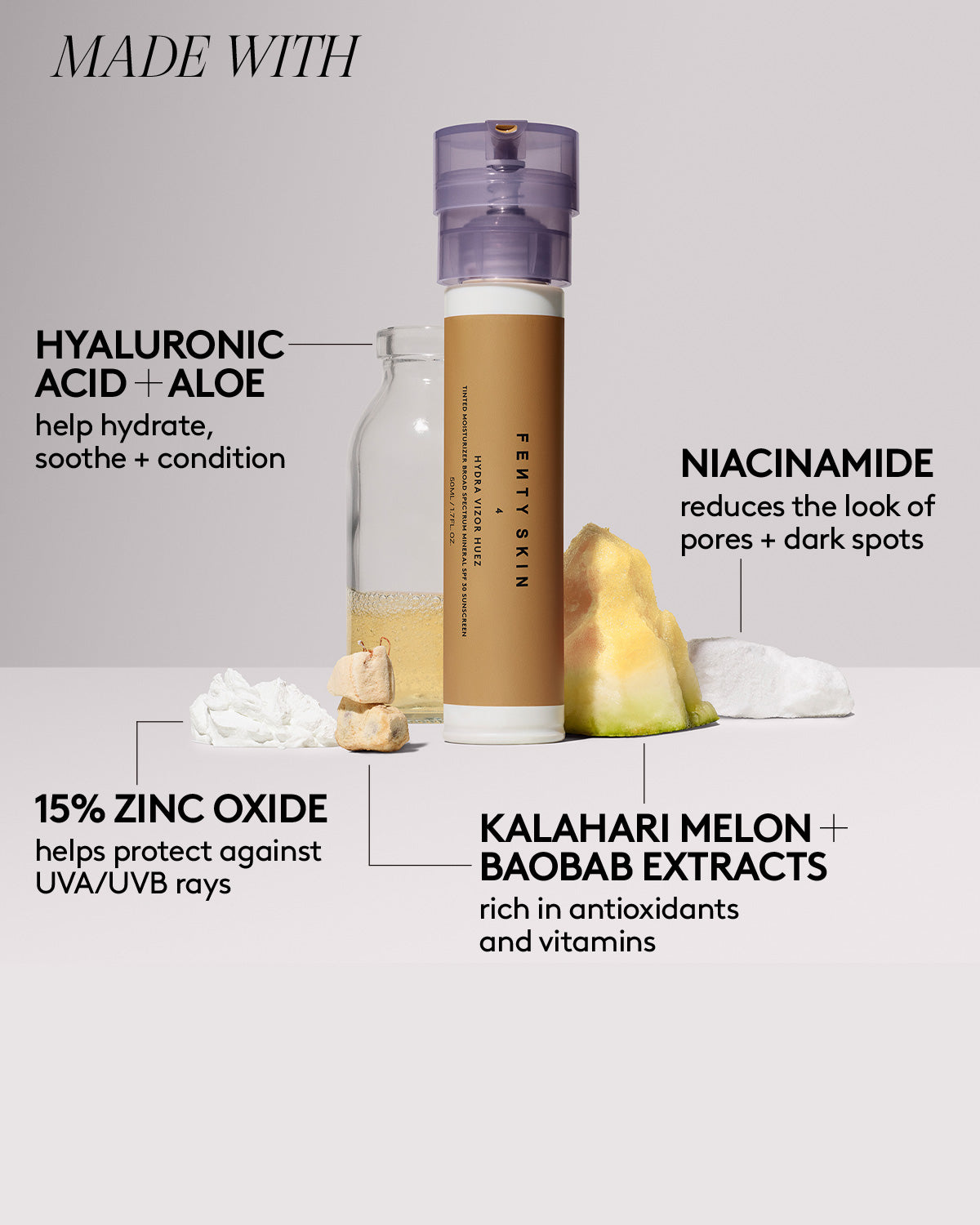Hydra Vizor Huez Tinted Moisturizer Broad Spectrum Mineral SPF 30 Sunscreen Refill — 5 - Image 5