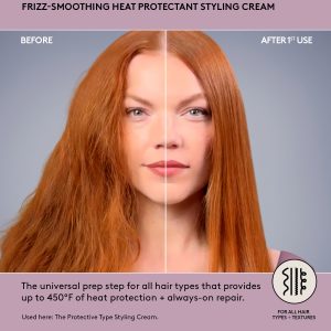Alternative view of The Protective Type Frizz-Smoothing Heat Protectant Styling Cream