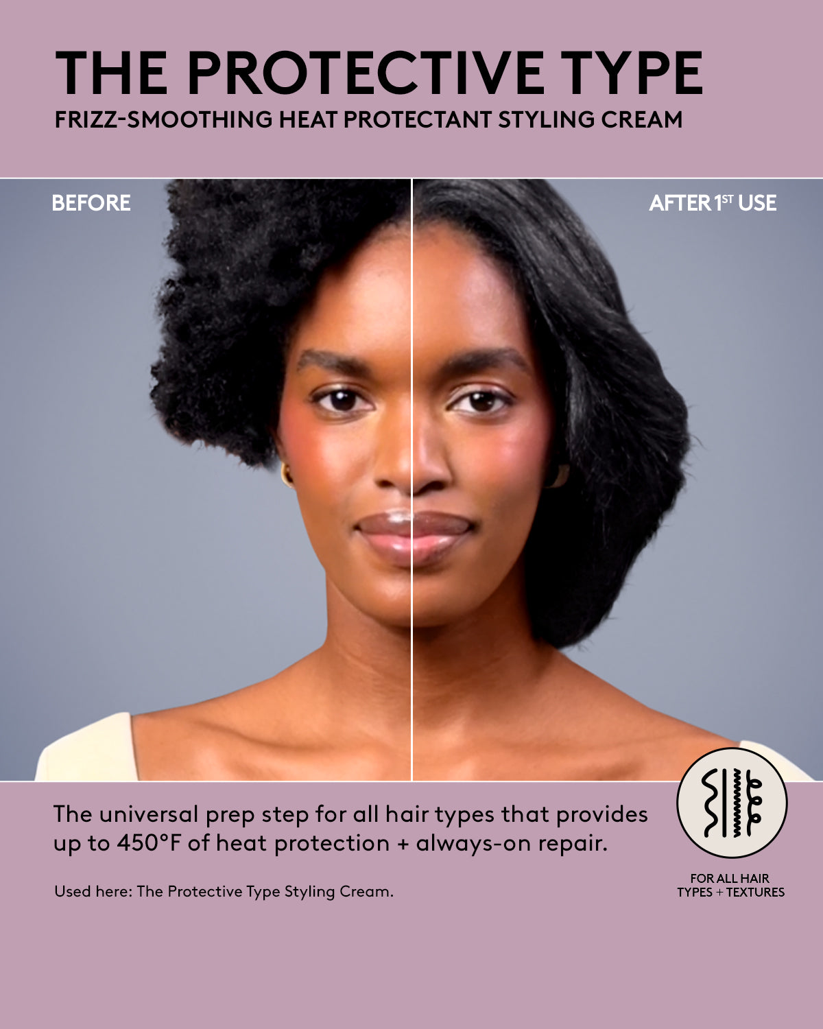 Heat Stylers Bundle: The Protective Type Heat Protectant Styling Cream + The Flashy One Hair Treatment Oil - Image 6