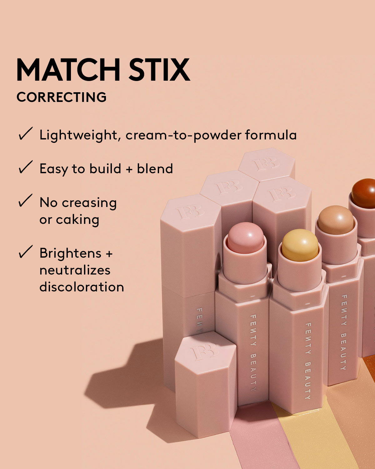 Match Stix Correcting Skinstick — Rose Quartz - Image 2